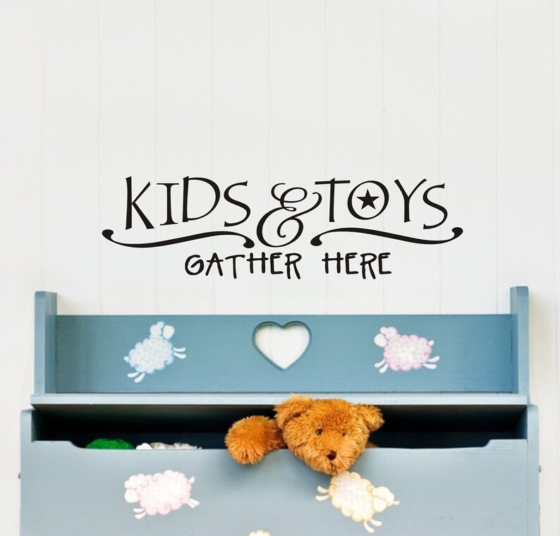 New Playroom Childrens Vinyl Wall Decor Kids Playroom Decal Etsy