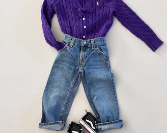 Vintage Polo Ralph Lauren Cardigan | EU Size 86–92 (18–24 Months)