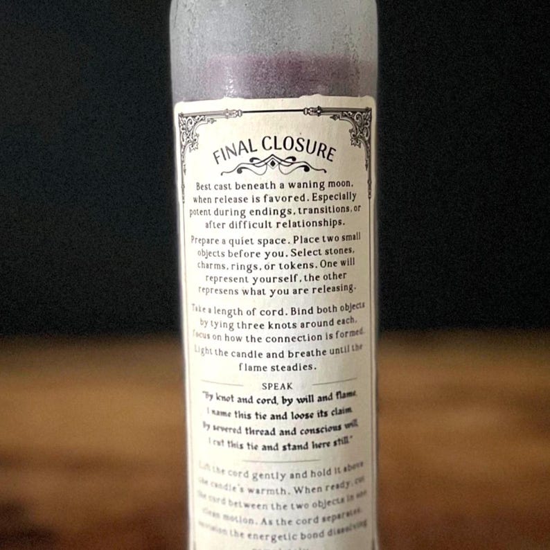 Cord Cutting Ritual | Magic Prayer Candle | Emotional Separation Spell ...