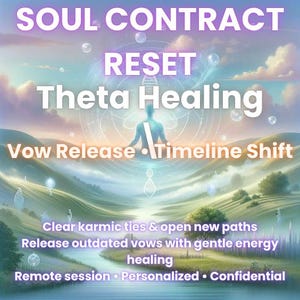 Clearing av själskontrakt – Thetahealing för att släppa gamla löften, skapa karmiska loopar och anpassa sig till nya tidslinjer