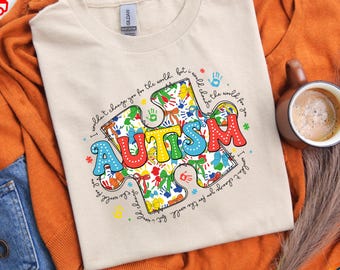 Autism Awareness Tshirt, Autism Puzzle Piece Shirt, Autism Mama Tee, Autism Acceptance Shirt, Autism Gift for Family, Motivational Tee