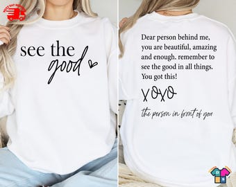 Motivational Sweatshirt, Mental Health Sweater, God Lover Sweatshirt, You're Enough Hoodie, Inspritional Sweatshirt, Faith Based Sweater