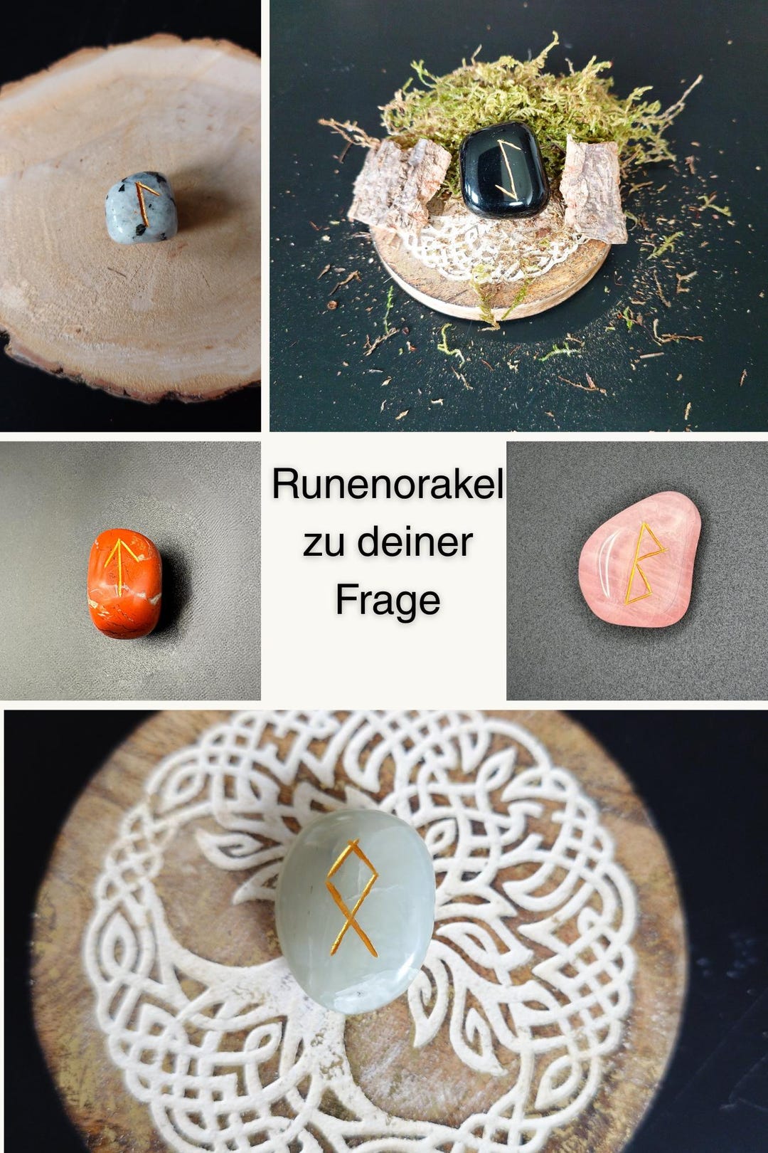 Rune Oracle for Your Question – Spá Rune Drawing on Gemstone | Personal ...