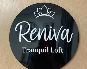 Custom Acrylic Business Logo Sign - Office Branding Decor
