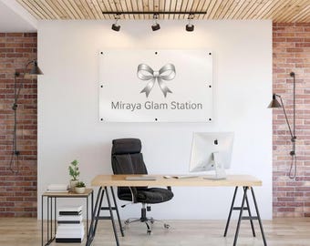 Custom Acrylic Business Logo Sign, Wedding Reception Decor