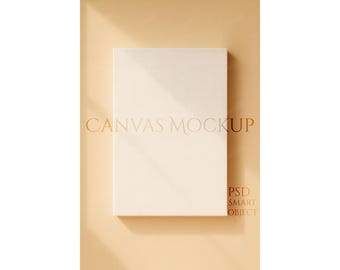 2x3 Canvas Mockup für Photoshop und Photopea – PSD für Drucke und Kunstwerke, Wand Kunst Mockup, Kunstdruck Mockup, Bild Leinwand Mockup