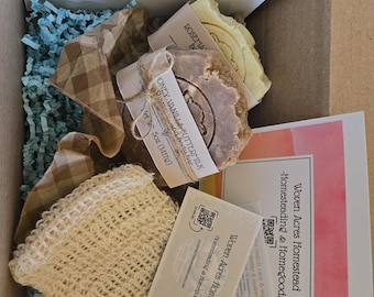 Confezione regalo di sapone al sego