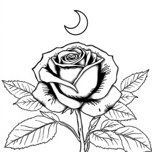 Dark gothic art coloring book printable for stress relief and mindfulness