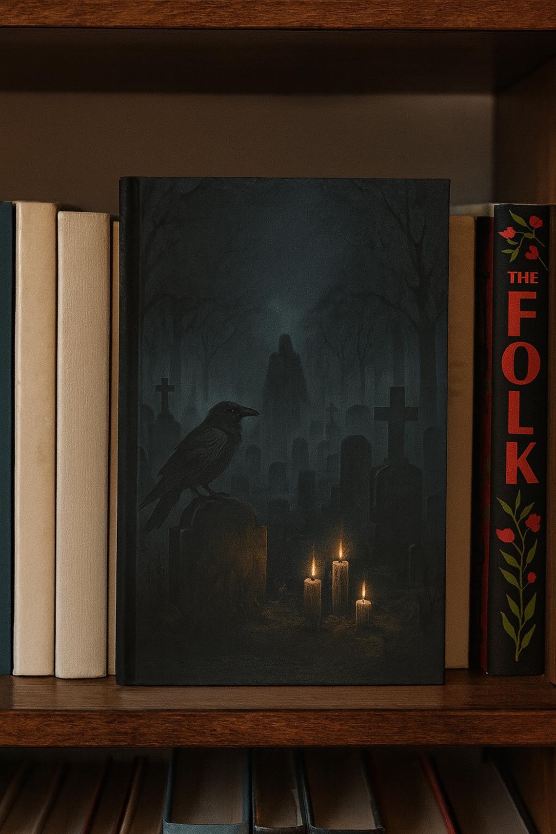 Gritty Book Dark Fantasy Book Cover | the Veil of Midnight | Gothic Horror Ebook ...