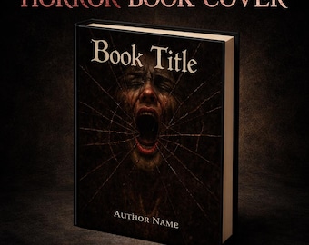 Copertina di un libro horror – Thriller oscuro, titolo/autore personalizzato (eBook/copertina flessibile/copertina rigida)