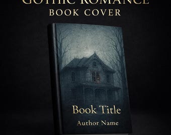 Vorgefertigte Gothic Horror Buchhülle - Haunted House Thriller Kindle bereit digitaler Download