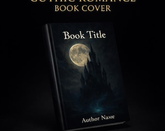 Portada del ebook "Castillo Gótico Lunar", fantasía romántica oscura (descarga inmediata)