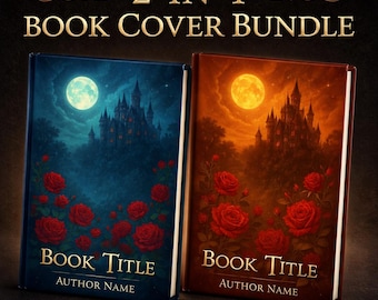 Fantasy Romanze Buchhüllen Bundle – Gothic eBook & Druck (Digitaler Download)