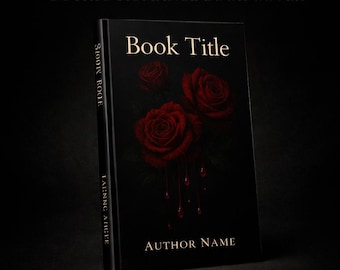 Dark Romance Book Cover: Gothic Roses, Ebook & Print Design (Digital Download)