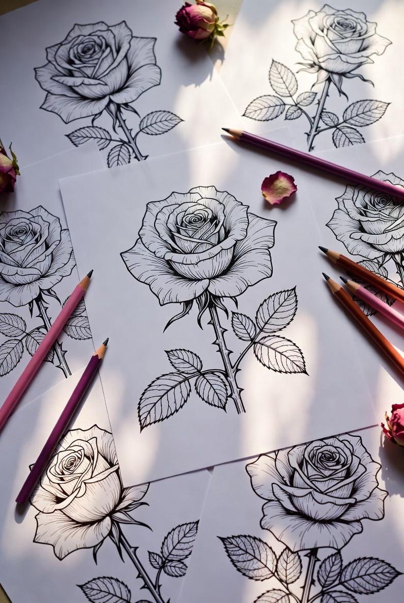 Adult spooky coloring pages in gothic style for relaxation and creativity