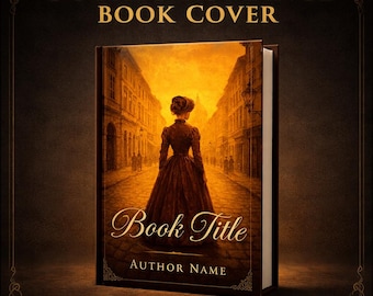 Gothic Romanze Buchhülle - Vorgefertigtes Dark Romantasy Design (eBook & Taschenbuch Download)
