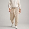 Men's Cotton Linen Harem Pants | Drop Crotch Urban Joggers product logo