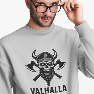 Viking Valhalla Sweatshirt | Sons of Odin Norse Mythology Crewneck