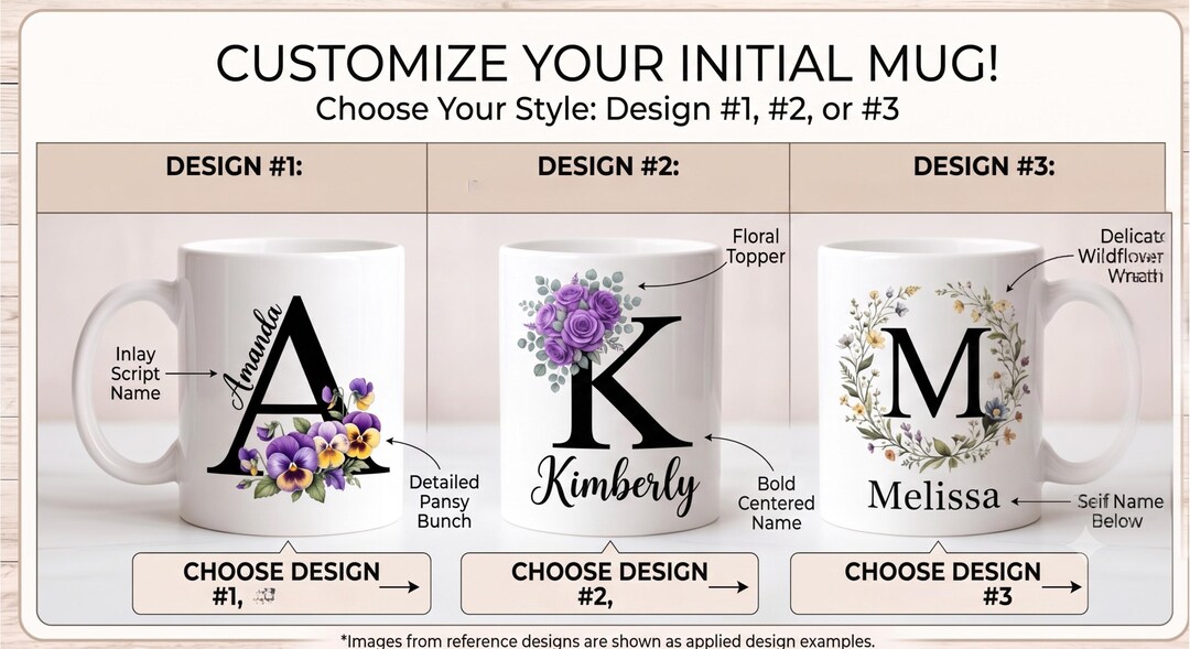 Personalized Floral Initial Mug Custom Birth Flower Coffee Cup Etsy UK personalized-floral-initial-mug-custom-birth-flower-coffee-cup-etsy-uk