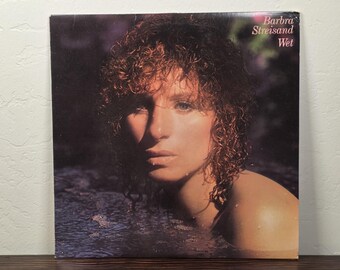 Barbra Streisand Wet Vinyl LP (1979) Columbia FC 36258 Vintage Record with Lyric Sleeve