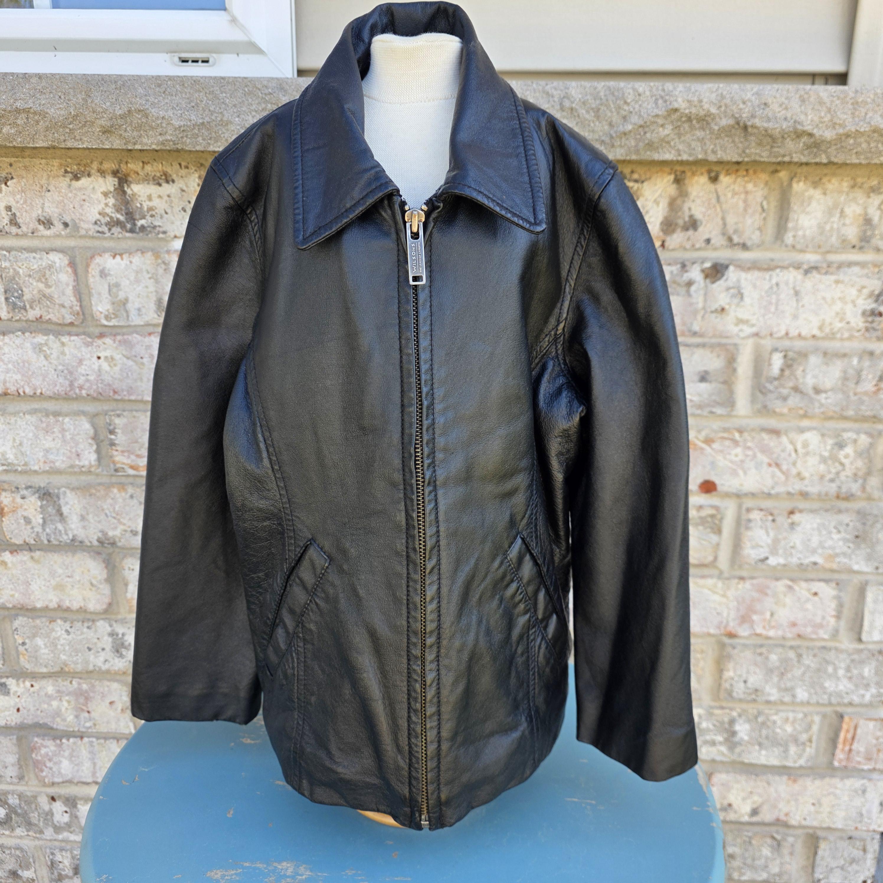2000s Leather Jacket - Etsy