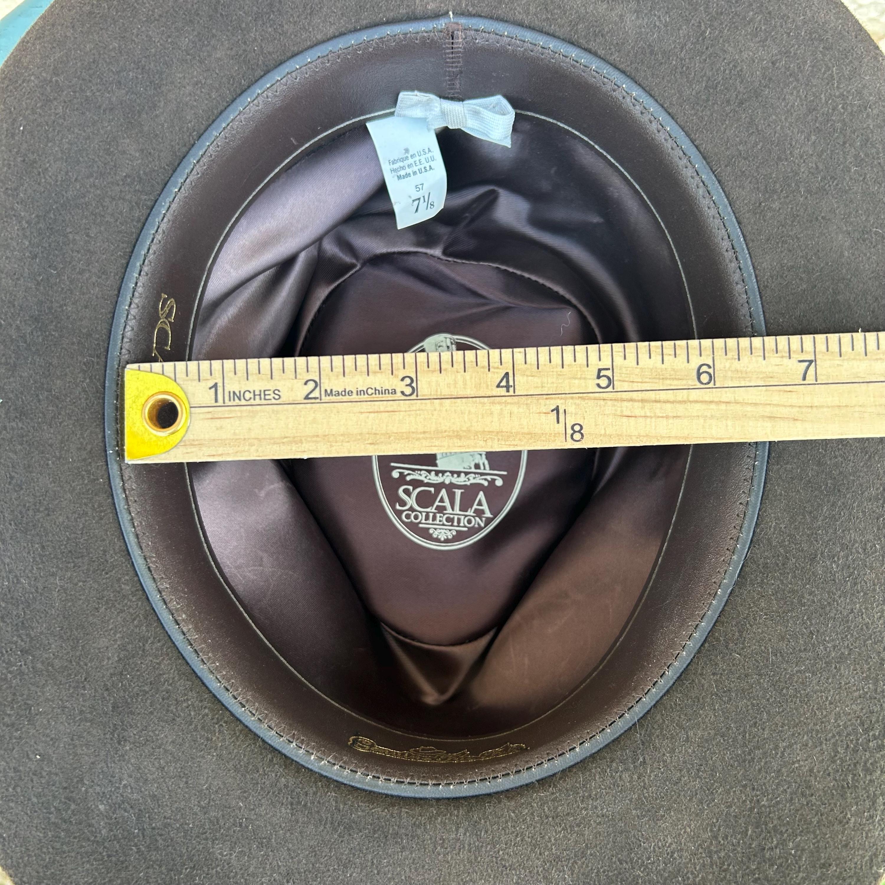 Scala Genuine Fur Felt Brown Rancher Fedora Hat Scala Classico Men main image 2