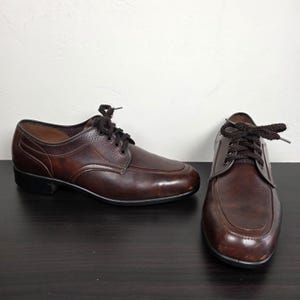 靴 80s vintage wingtip design leather shoes 80s Wingtip Shoes - Etsy