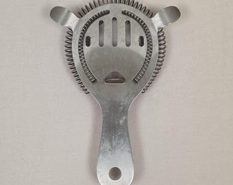 Vintage Irvinware Stainless Steel Cocktail Strainer | Mid Century Barware