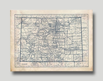 Colorado Wine Stopper Kitchen Wine Stopper Colorado Map Estes Park Vintage Colorado Map 1971 Map Housewares Estes Park Colorado