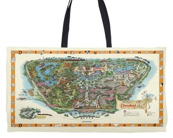 Disneyland - Disney World - Tote Bag - Cabas week-end - Mao - vintage