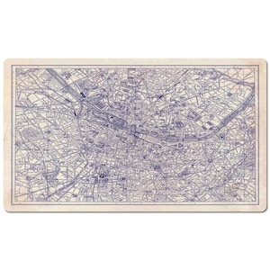 Paris - Schreibtischunterlage - Landkarte - Vintage - Schreibtischunterlage