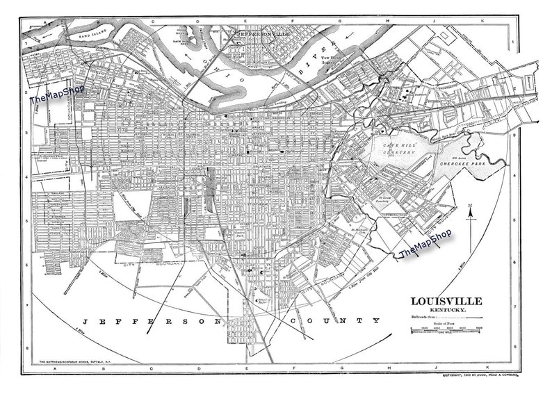 Street Map Of Louisville Ky - Maps For You