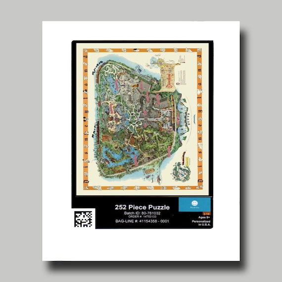 WDW Disneyパズル　マップ他 WDW Disneyパズル マップ他