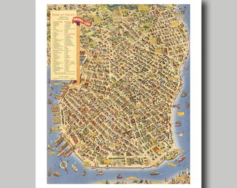 La Havane - Cuba - Sieste - Carte illustrée - Golfe du Mexique - vintage