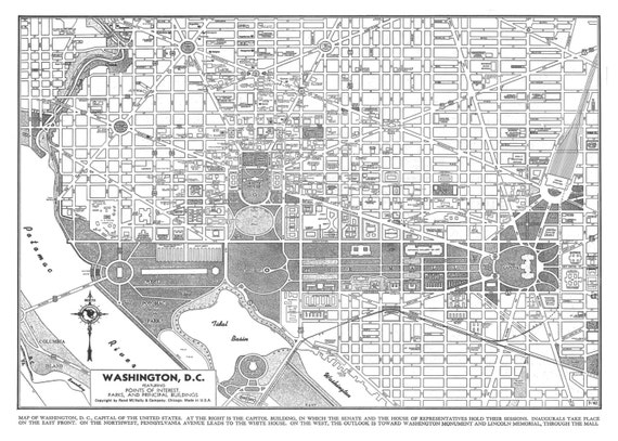 Gratifying image for printable street map of washington dc Adorable image within printable street map of washington dc