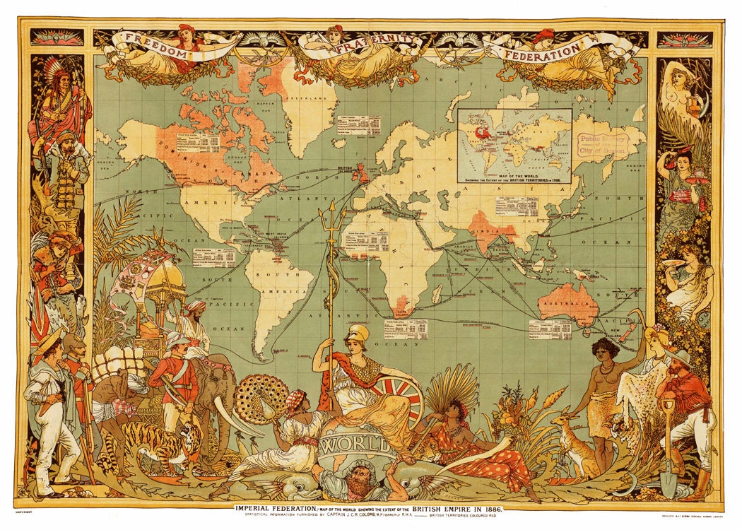 British Empire World Map