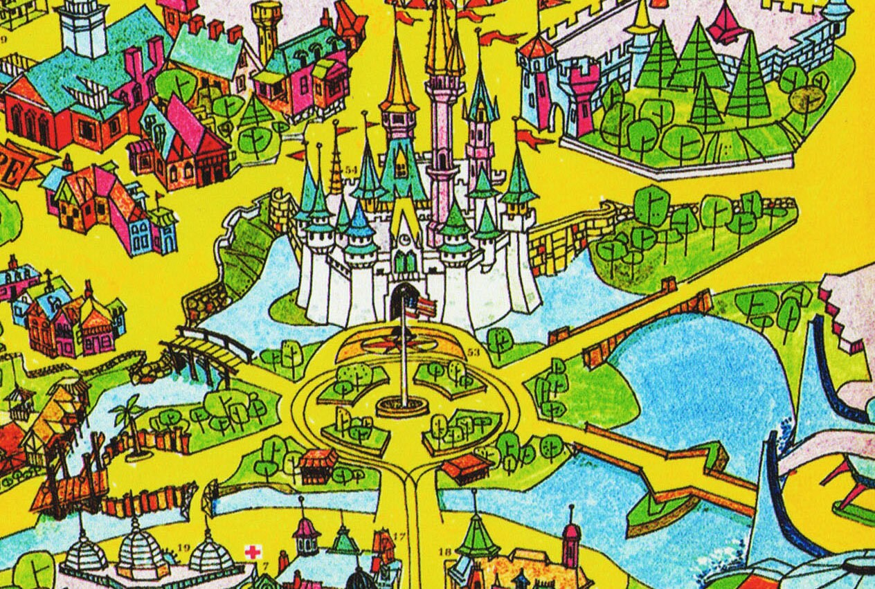 WDW Disneyパズル　マップ他 WDW Disneyパズル マップ他