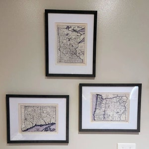 South Carolina - State Map - Blueprint - Vintage - Print - Poster ...
