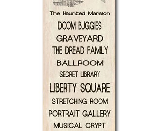 Bus Roll - Disney World - Haunted Mansion - Blueprint - Disney