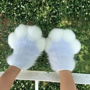Furry Paw Gloves, Cosplay Costume Paws