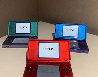 Consola retro Nintendo DS Lite personalizada, renovada por NDSL, con batería nueva y carcasa de terceros. Regalo ideal para amantes de Game Boy Advance SP Color. Tipo C.