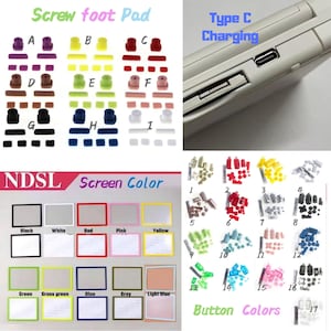 Juego de botones para modificación personalizada de Nintendo DS Lite