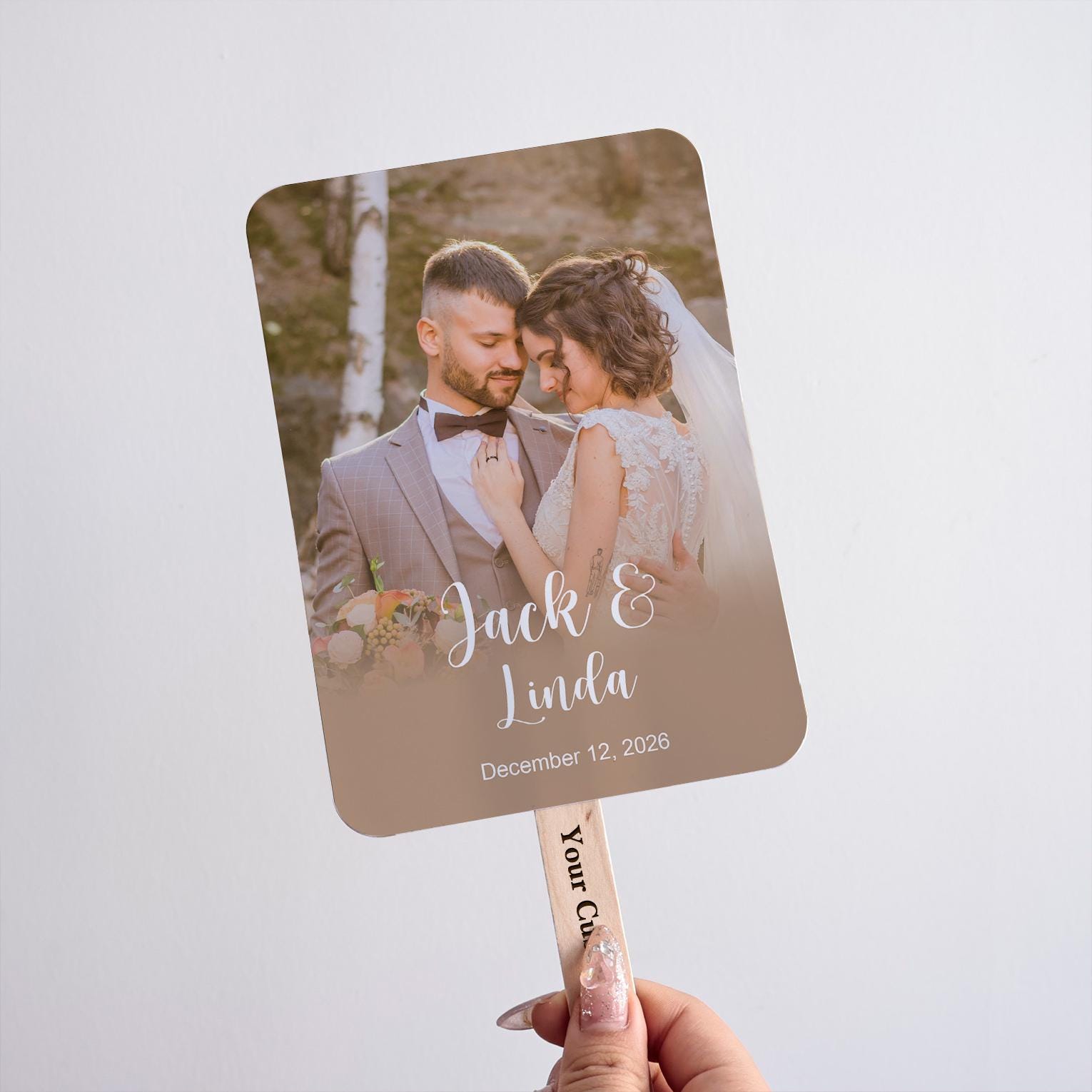 Personalized Wedding Hand Fans