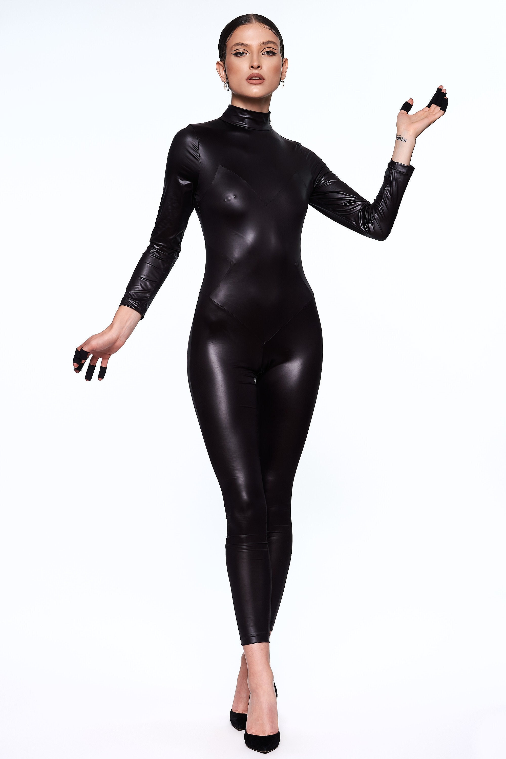 latex turtleneck