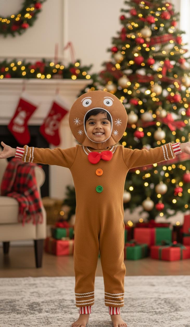 Costume Bonhomme En Pain D'épice Pour Adultes | Party Expert