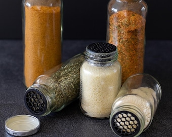 Inserto per shaker per spezie per bottiglie True Fruits | Set da 3 | Inserto per shaker sostenibile adatto per bottiglie da 99 ml e 250 ml | Accessorio da cucina | Stampato in 3D