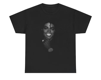 MJ Ice Grill Bust Down |Half Tone| Unisex Heavy Cotton Tee