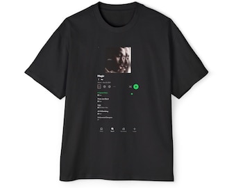 Nas Magic Album Fan Art Men's Heavy Oversized Tee
