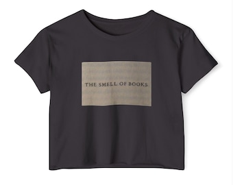 The Smell of Books Women's Festival Crop Top