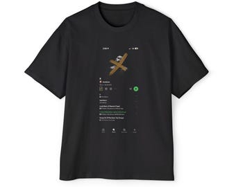 Chris Brown & Usher Concert Men's Heavy Oversized Tee